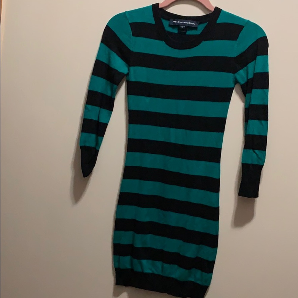 French Connection Striped Sweater Dress Size 2